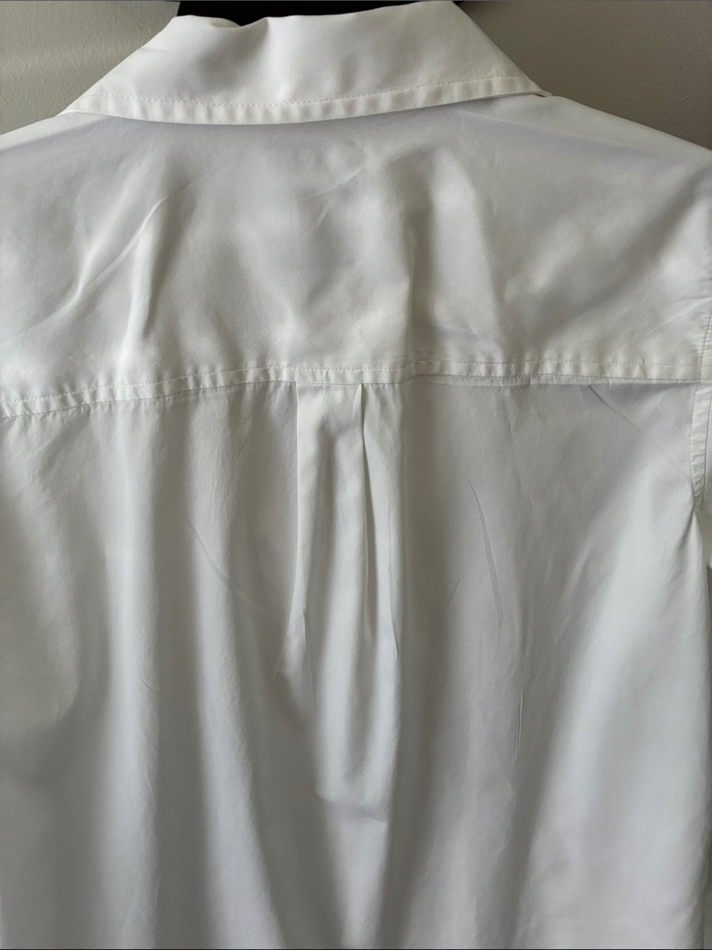 GAP Perfect shirt ladies Optic White Button-Down Long Sleeve Med - Picture 3 of 8